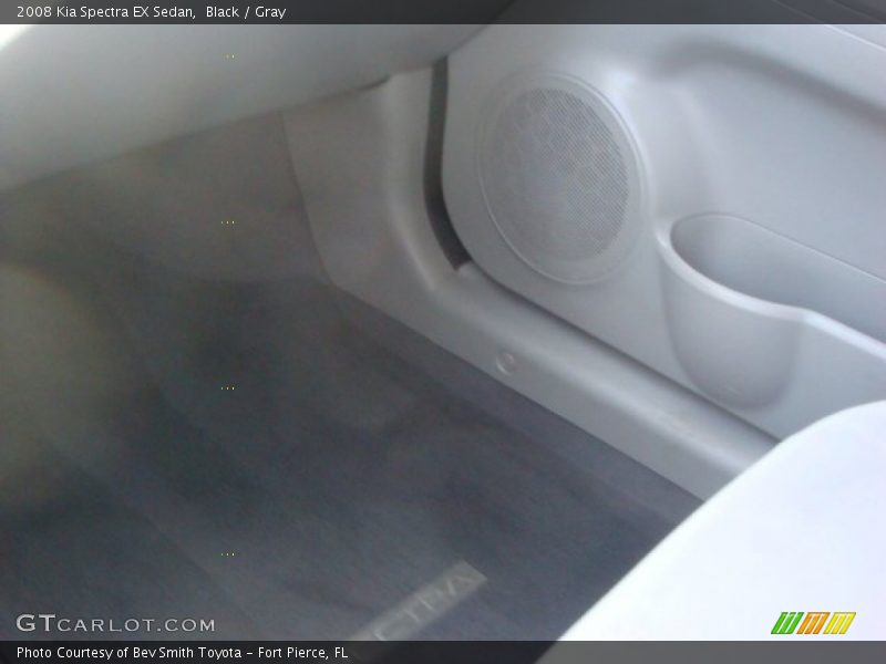 Black / Gray 2008 Kia Spectra EX Sedan