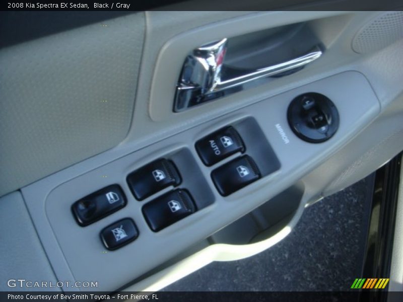 Black / Gray 2008 Kia Spectra EX Sedan