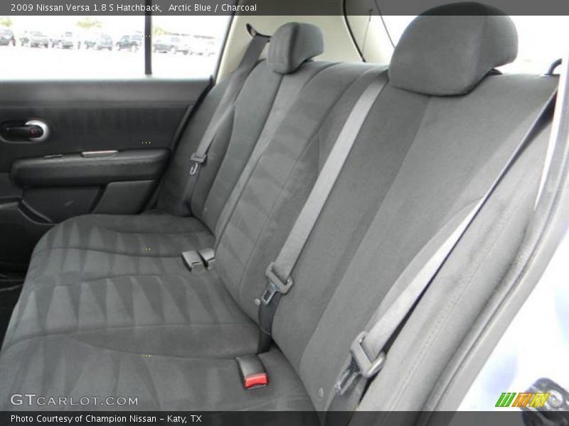 Arctic Blue / Charcoal 2009 Nissan Versa 1.8 S Hatchback