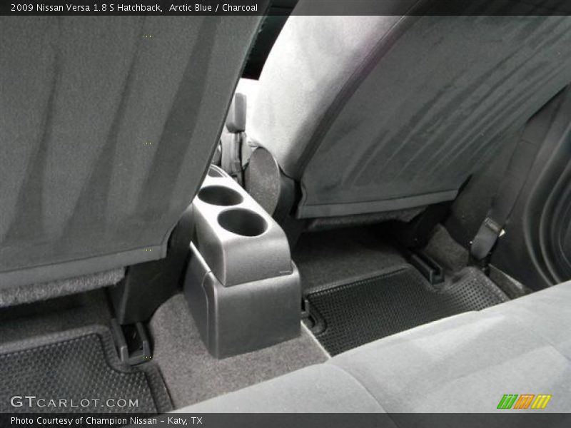 Arctic Blue / Charcoal 2009 Nissan Versa 1.8 S Hatchback