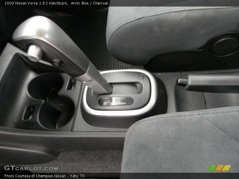 Arctic Blue / Charcoal 2009 Nissan Versa 1.8 S Hatchback