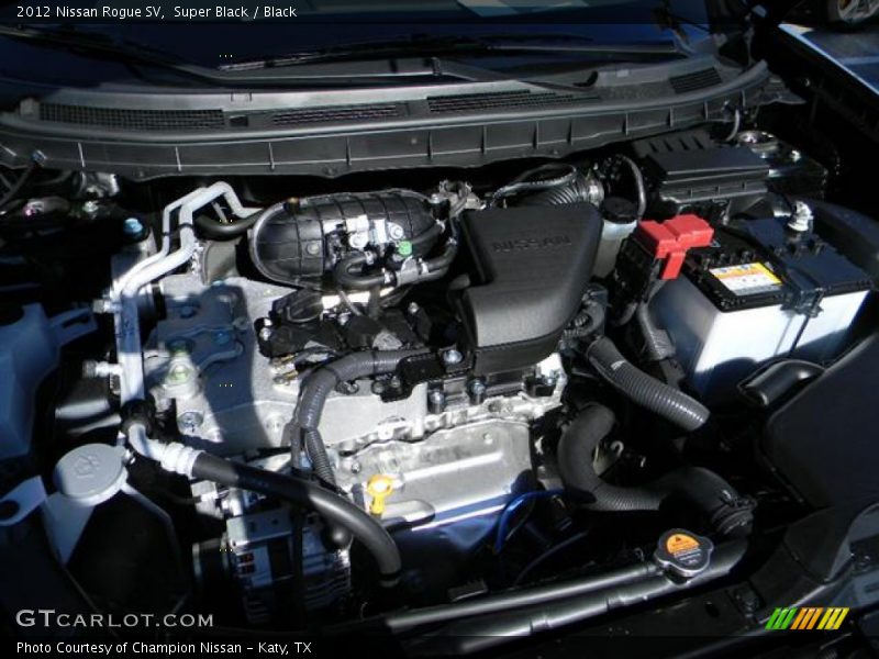 Super Black / Black 2012 Nissan Rogue SV