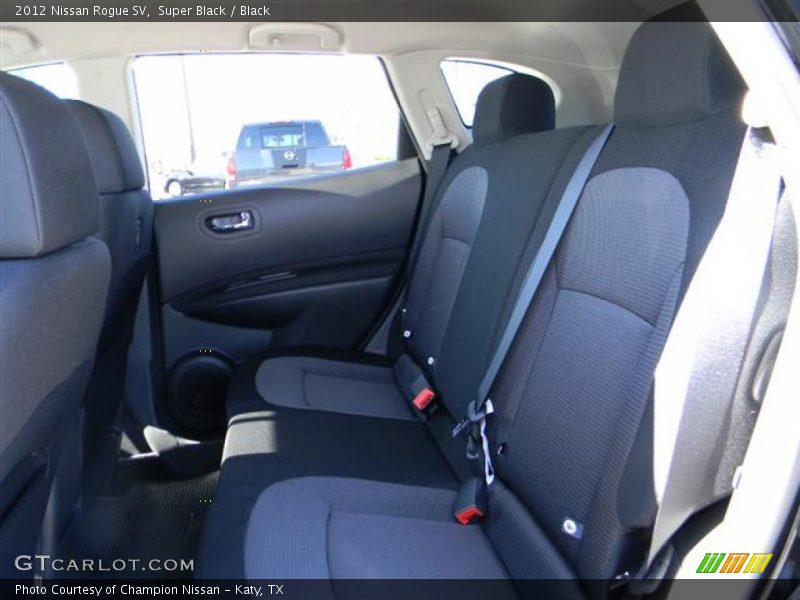 Super Black / Black 2012 Nissan Rogue SV