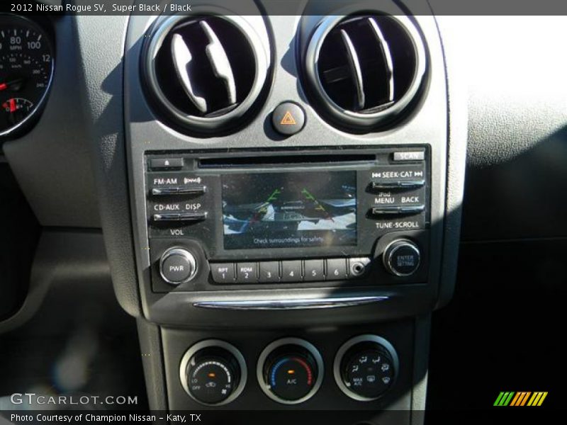 Super Black / Black 2012 Nissan Rogue SV