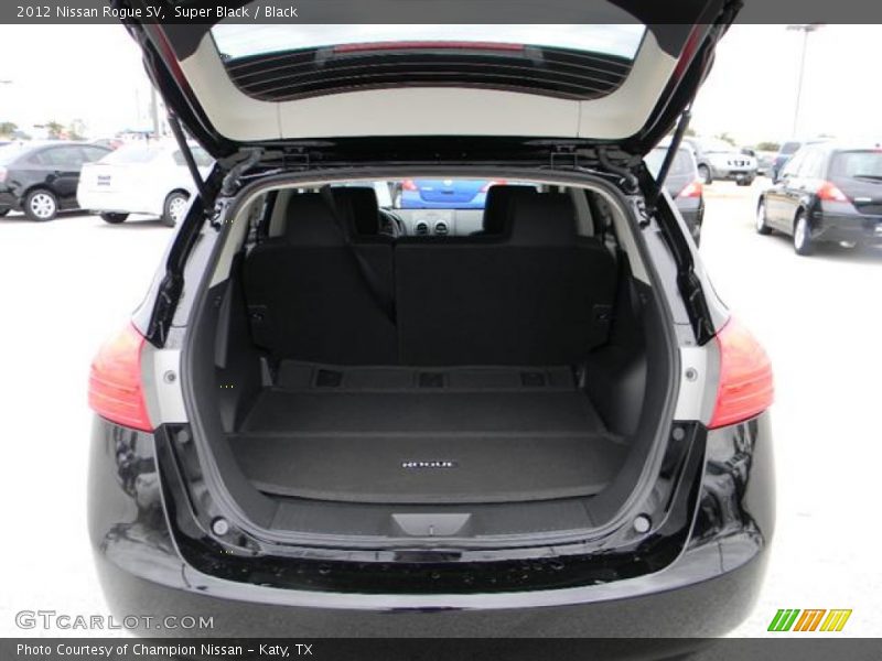 Super Black / Black 2012 Nissan Rogue SV