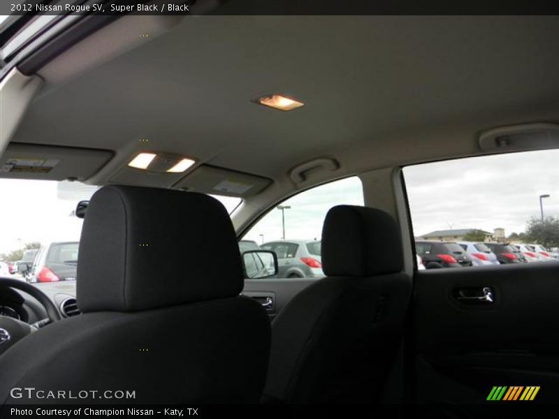 Super Black / Black 2012 Nissan Rogue SV