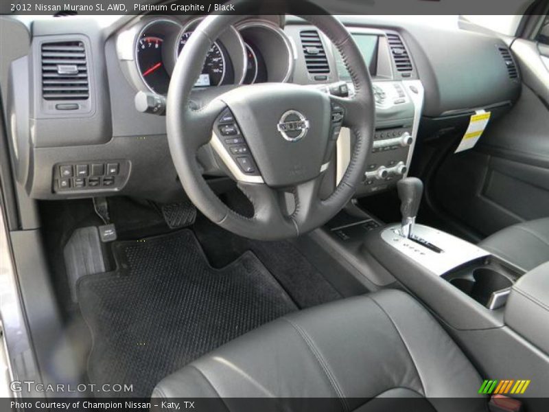  2012 Murano SL AWD Black Interior