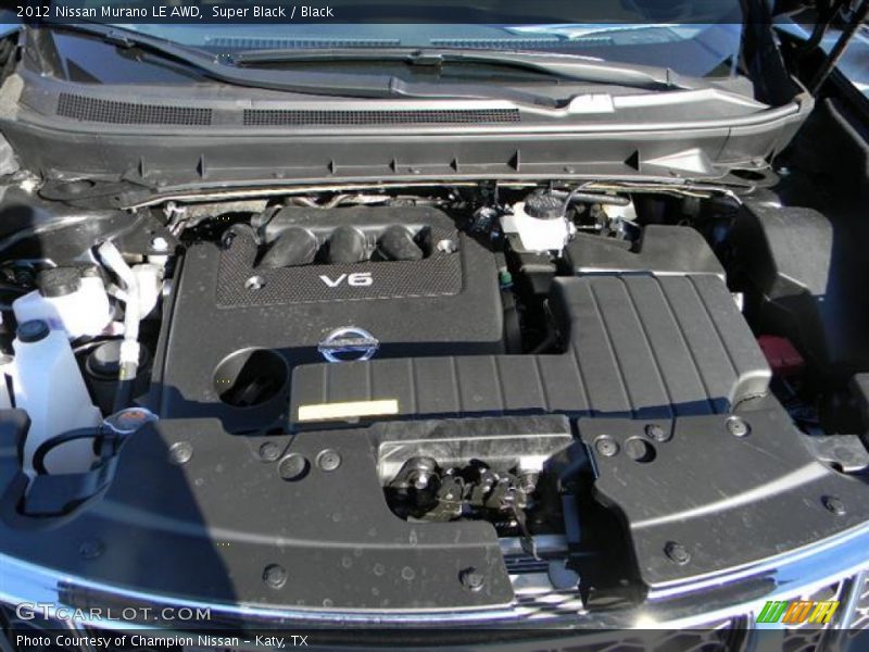Super Black / Black 2012 Nissan Murano LE AWD