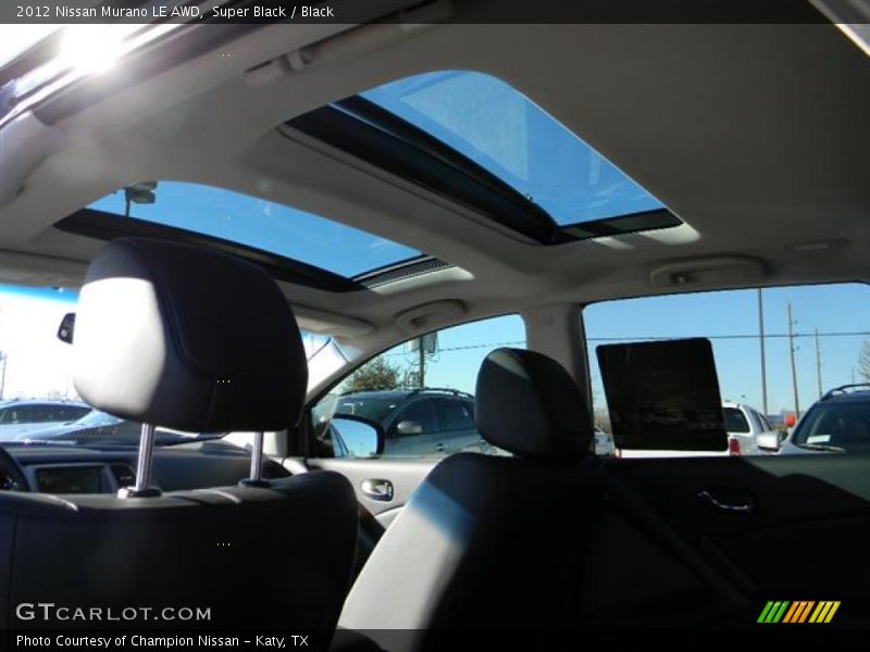 Super Black / Black 2012 Nissan Murano LE AWD