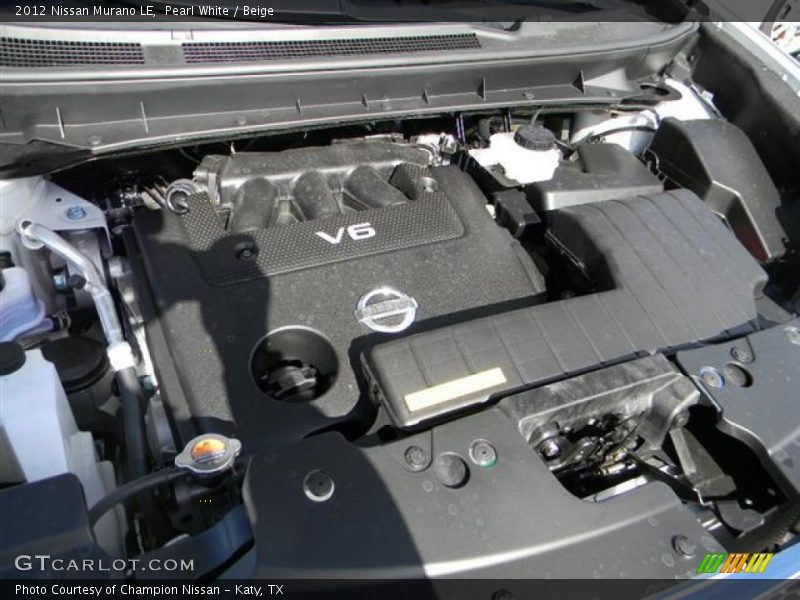 Pearl White / Beige 2012 Nissan Murano LE
