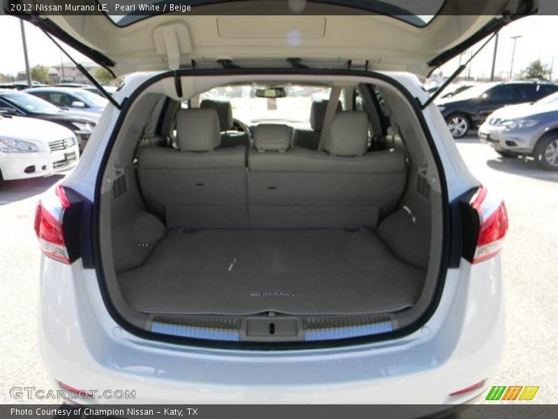 Pearl White / Beige 2012 Nissan Murano LE