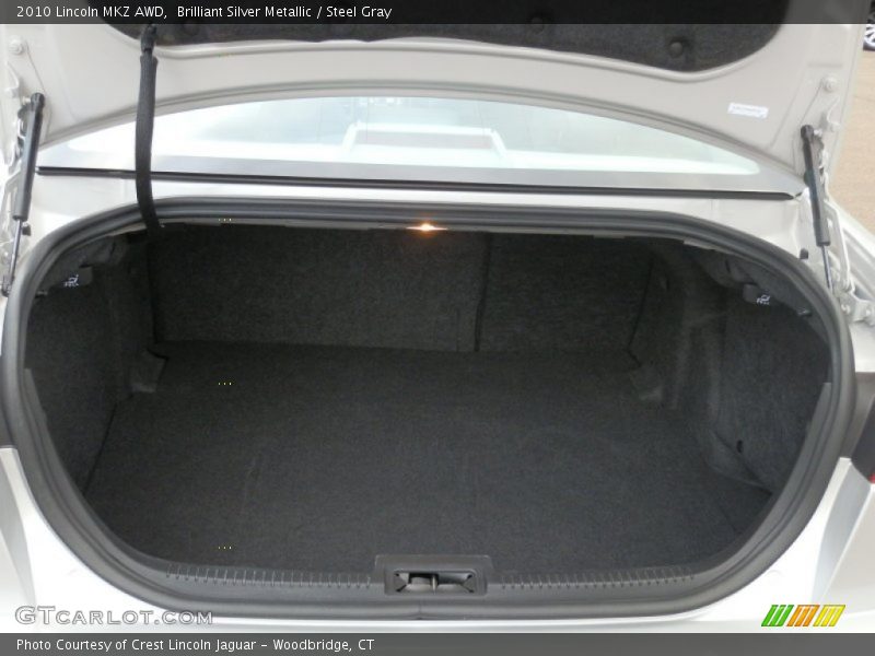 Brilliant Silver Metallic / Steel Gray 2010 Lincoln MKZ AWD