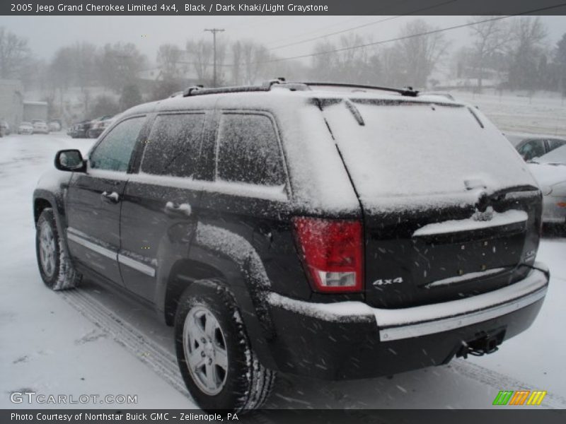 Black / Dark Khaki/Light Graystone 2005 Jeep Grand Cherokee Limited 4x4