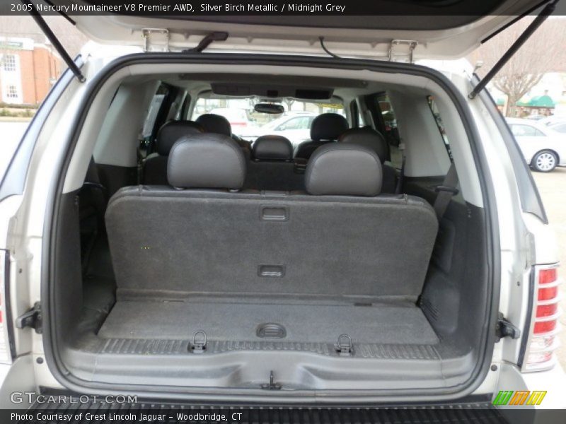 Silver Birch Metallic / Midnight Grey 2005 Mercury Mountaineer V8 Premier AWD