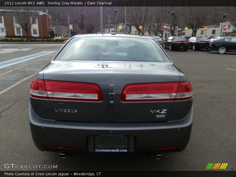 Sterling Gray Metallic / Dark Charcoal 2012 Lincoln MKZ AWD