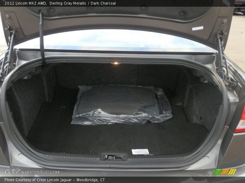 Sterling Gray Metallic / Dark Charcoal 2012 Lincoln MKZ AWD