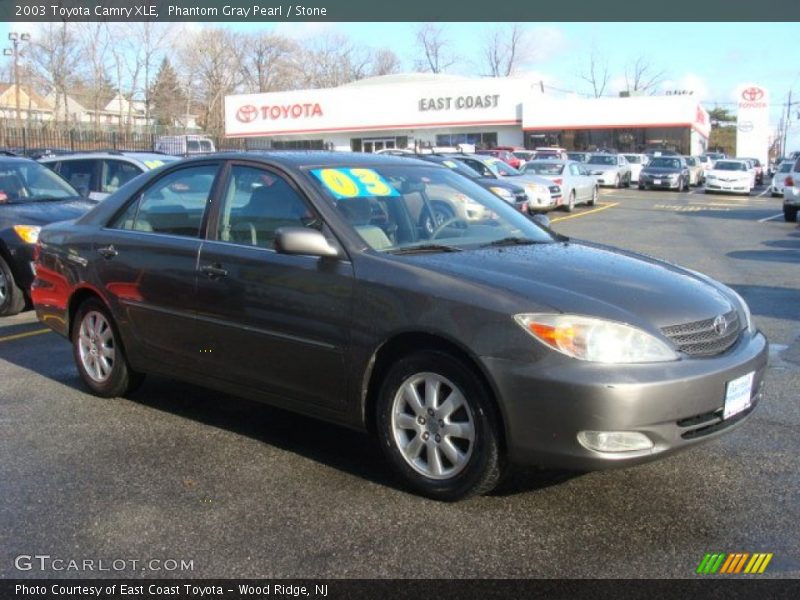 Phantom Gray Pearl / Stone 2003 Toyota Camry XLE