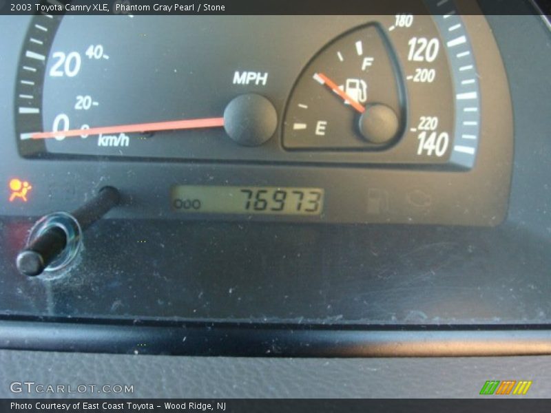 Phantom Gray Pearl / Stone 2003 Toyota Camry XLE