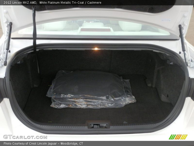 White Platinum Metallic Tri-Coat / Cashmere 2012 Lincoln MKZ AWD