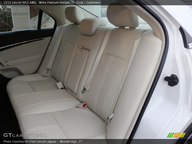 White Platinum Metallic Tri-Coat / Cashmere 2012 Lincoln MKZ AWD