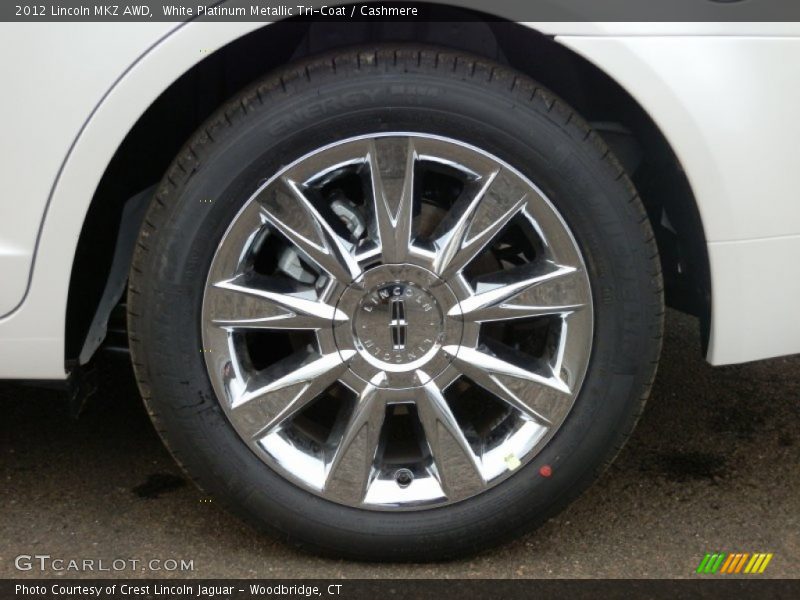White Platinum Metallic Tri-Coat / Cashmere 2012 Lincoln MKZ AWD