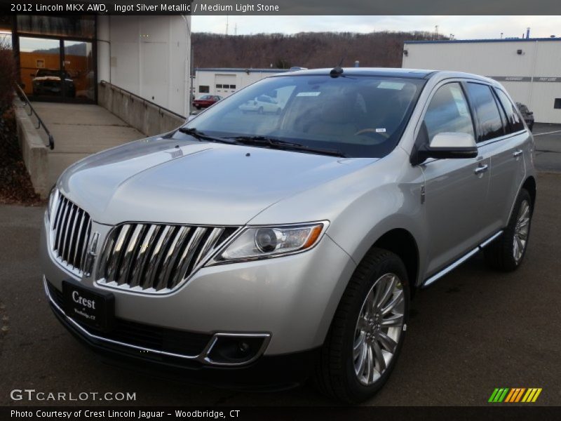 Ingot Silver Metallic / Medium Light Stone 2012 Lincoln MKX AWD