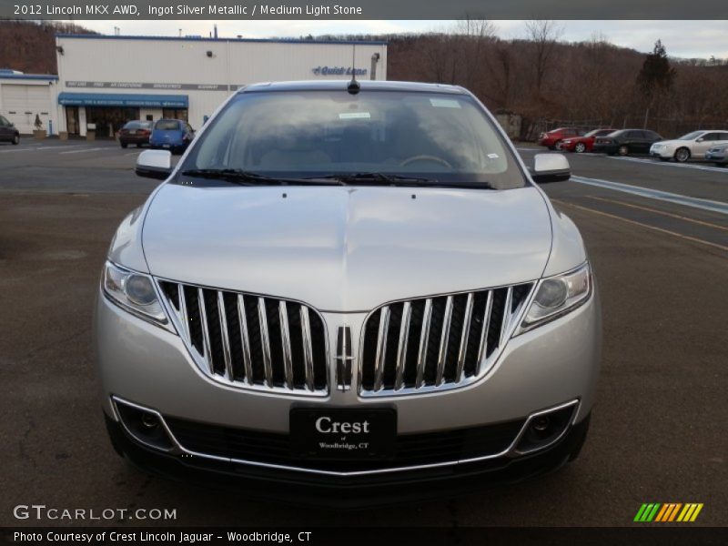 Ingot Silver Metallic / Medium Light Stone 2012 Lincoln MKX AWD