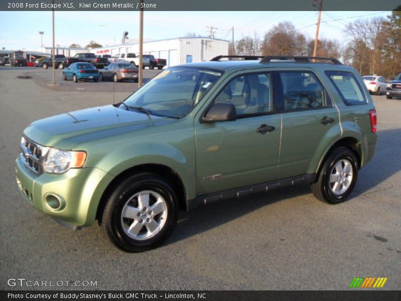 Kiwi Green Metallic / Stone 2008 Ford Escape XLS