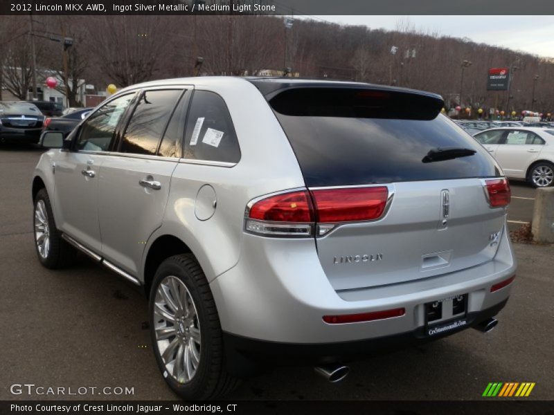 Ingot Silver Metallic / Medium Light Stone 2012 Lincoln MKX AWD