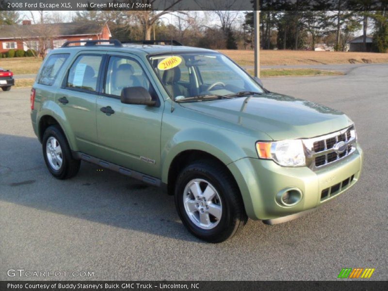 Kiwi Green Metallic / Stone 2008 Ford Escape XLS