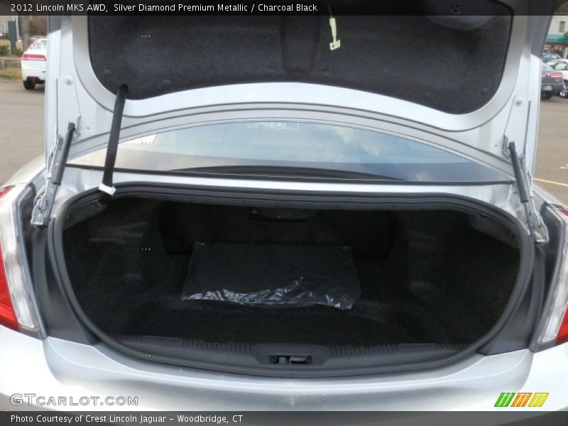 Silver Diamond Premium Metallic / Charcoal Black 2012 Lincoln MKS AWD