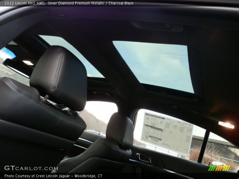Silver Diamond Premium Metallic / Charcoal Black 2012 Lincoln MKS AWD