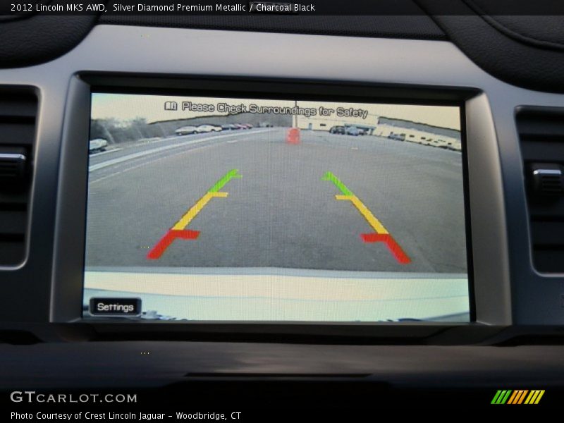 Silver Diamond Premium Metallic / Charcoal Black 2012 Lincoln MKS AWD