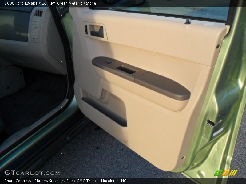 Kiwi Green Metallic / Stone 2008 Ford Escape XLS