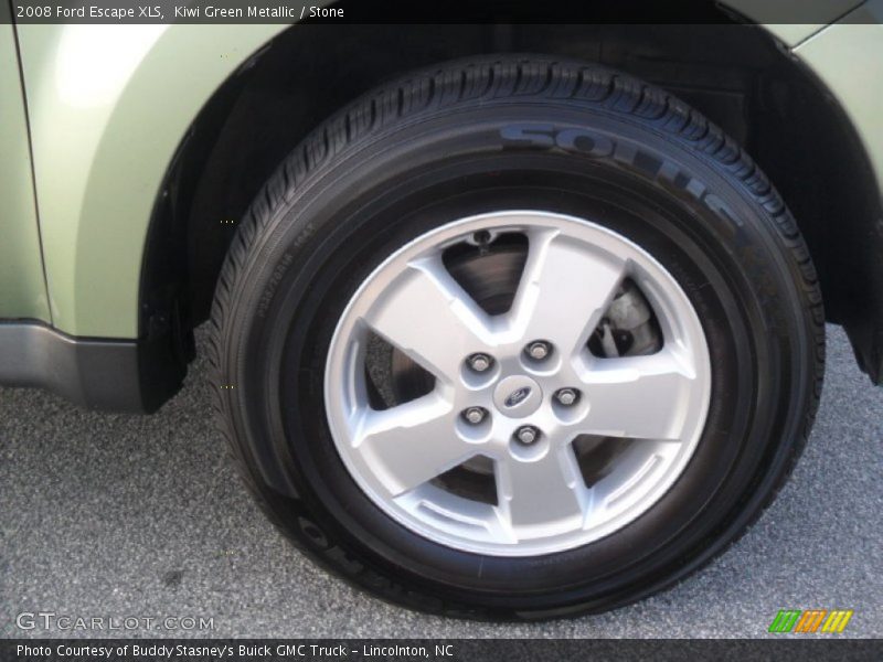Kiwi Green Metallic / Stone 2008 Ford Escape XLS