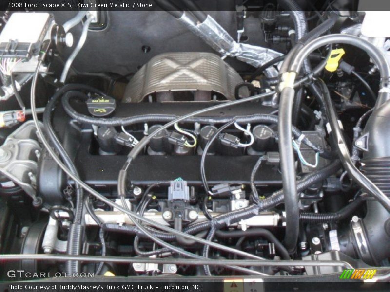 Kiwi Green Metallic / Stone 2008 Ford Escape XLS