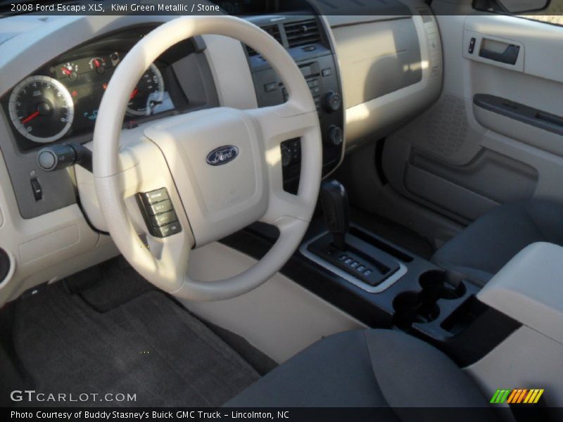 Kiwi Green Metallic / Stone 2008 Ford Escape XLS