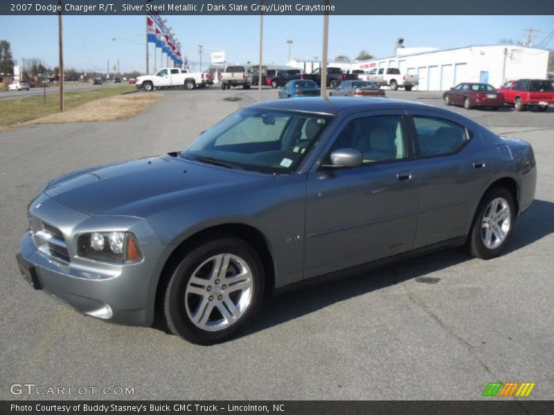 Silver Steel Metallic / Dark Slate Gray/Light Graystone 2007 Dodge Charger R/T