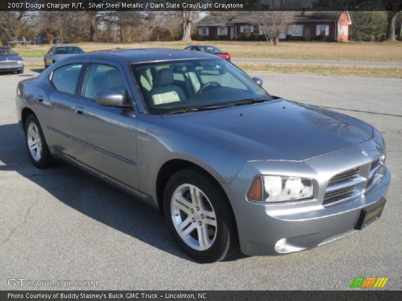 Silver Steel Metallic / Dark Slate Gray/Light Graystone 2007 Dodge Charger R/T