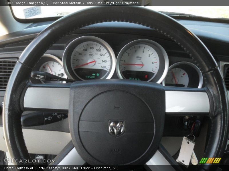 Silver Steel Metallic / Dark Slate Gray/Light Graystone 2007 Dodge Charger R/T