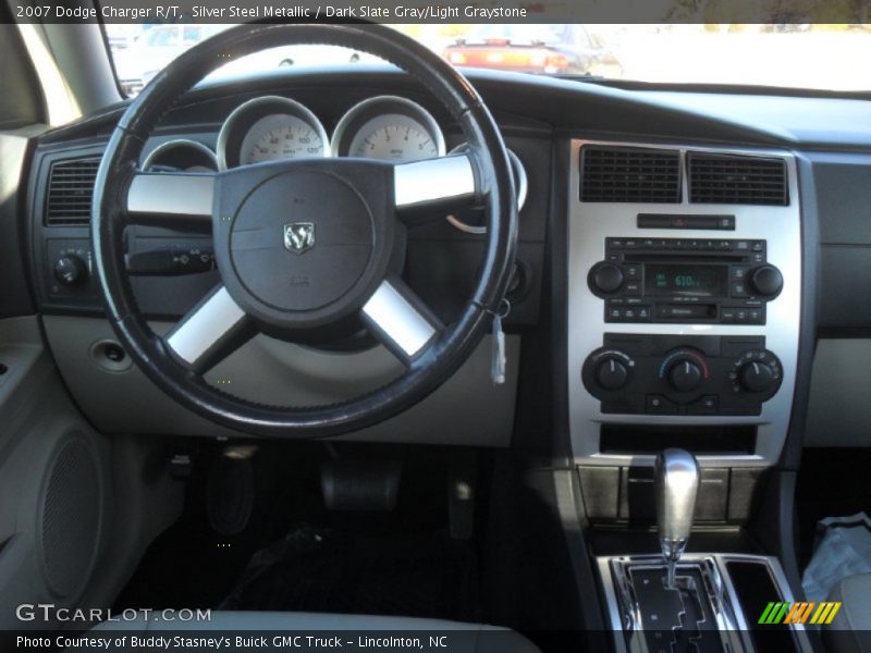 Silver Steel Metallic / Dark Slate Gray/Light Graystone 2007 Dodge Charger R/T