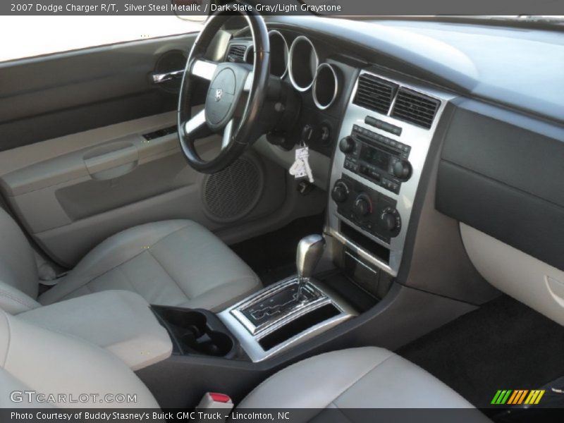 Silver Steel Metallic / Dark Slate Gray/Light Graystone 2007 Dodge Charger R/T