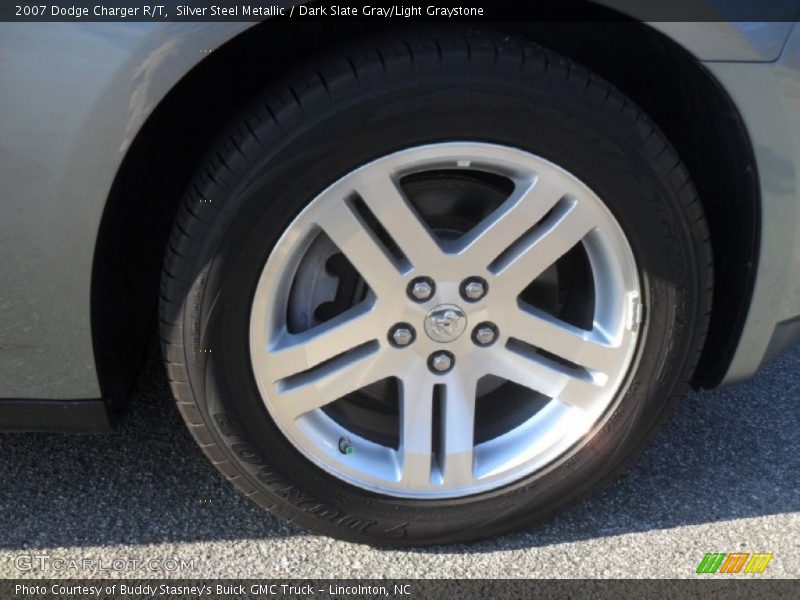 Silver Steel Metallic / Dark Slate Gray/Light Graystone 2007 Dodge Charger R/T