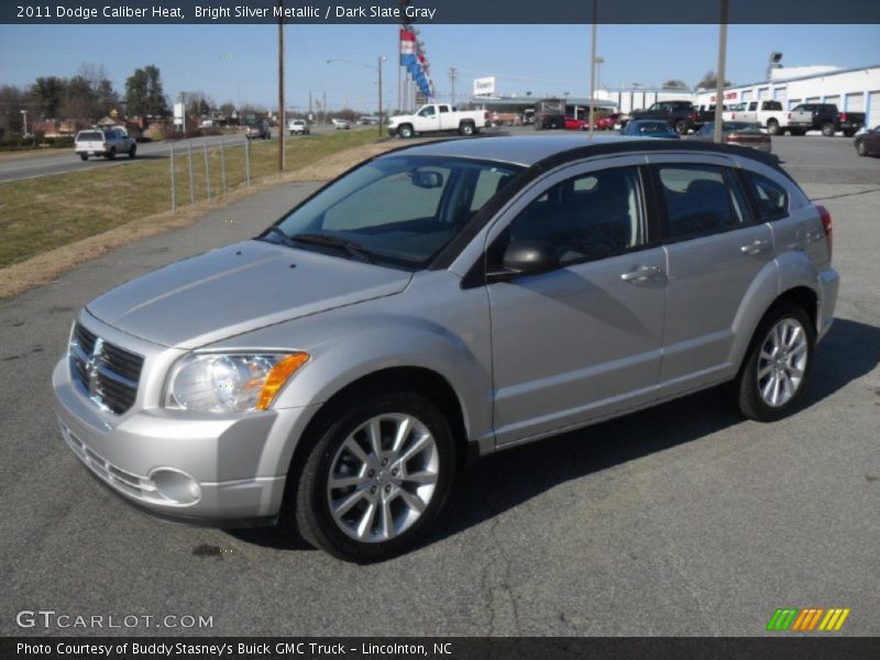 Bright Silver Metallic / Dark Slate Gray 2011 Dodge Caliber Heat