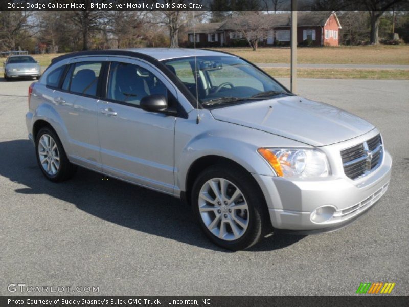 Bright Silver Metallic / Dark Slate Gray 2011 Dodge Caliber Heat