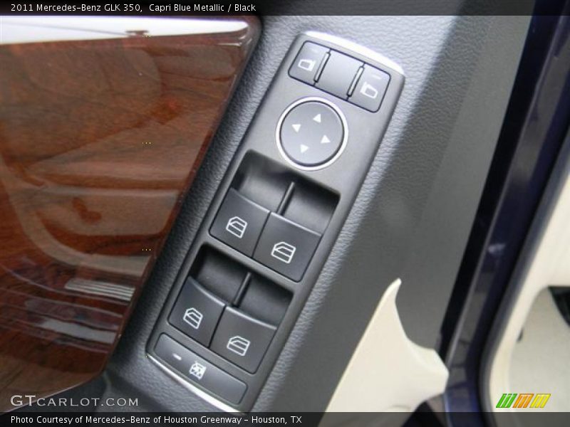 Capri Blue Metallic / Black 2011 Mercedes-Benz GLK 350