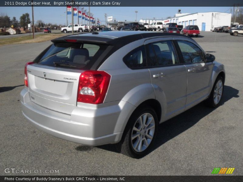 Bright Silver Metallic / Dark Slate Gray 2011 Dodge Caliber Heat