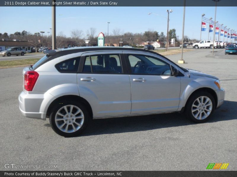 Bright Silver Metallic / Dark Slate Gray 2011 Dodge Caliber Heat