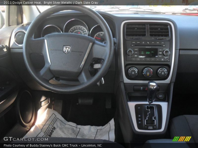 Bright Silver Metallic / Dark Slate Gray 2011 Dodge Caliber Heat