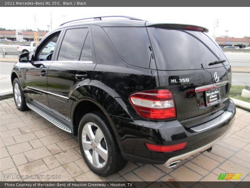 Black / Black 2011 Mercedes-Benz ML 350